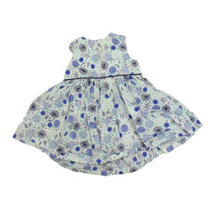 Du Pareil Girls White | Blue Dress size: 18 Months